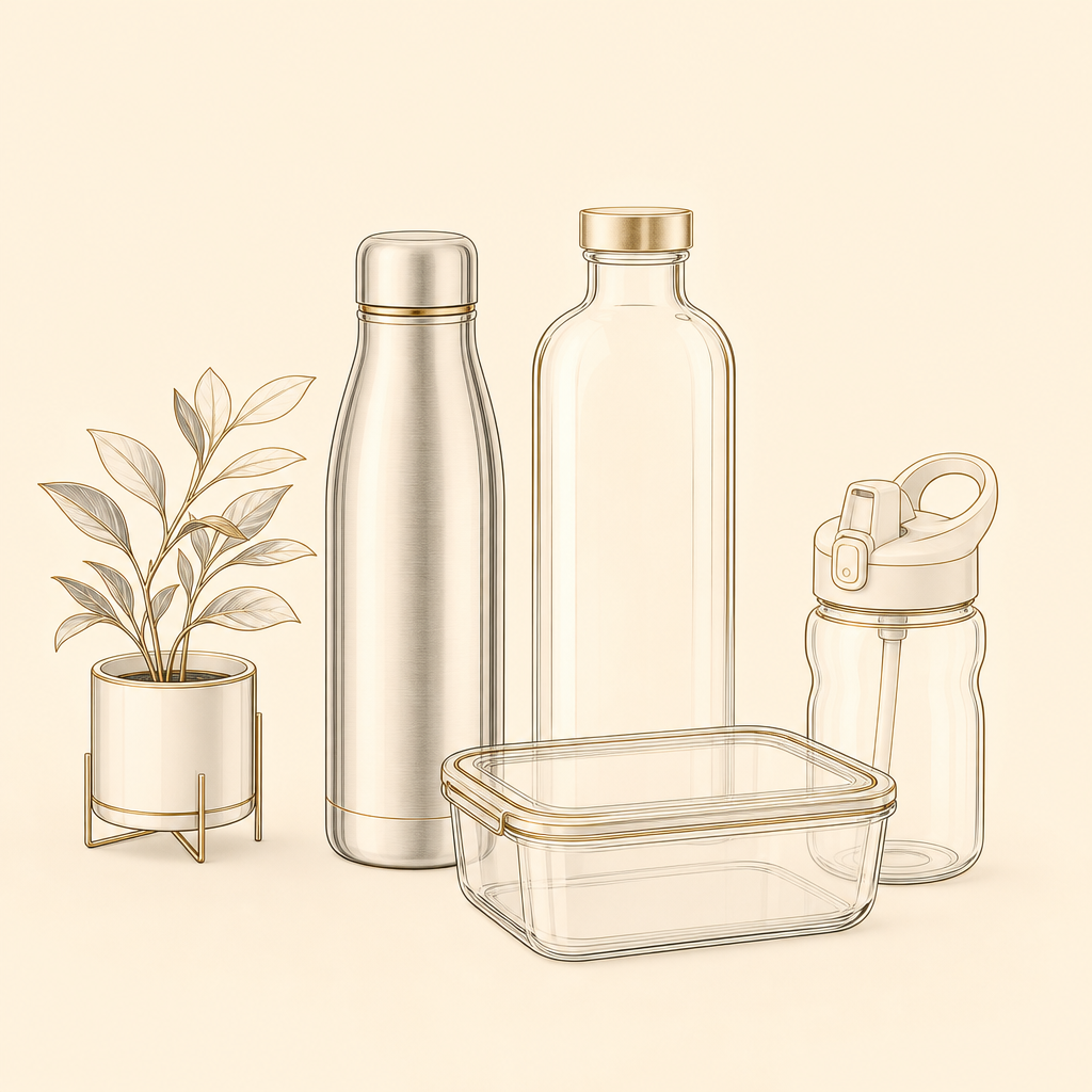 An elegant arrangement of NEXLIFY home and kitchen essentials